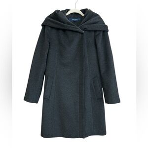 Cole Hahn caped hooded coat